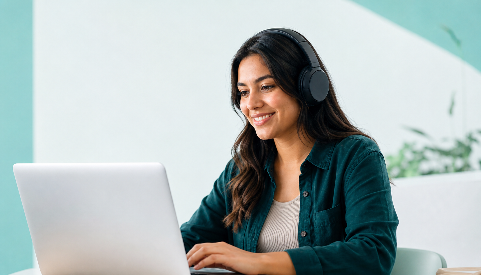 Estudiante de PROFORMER aprendiendo online desde su computador